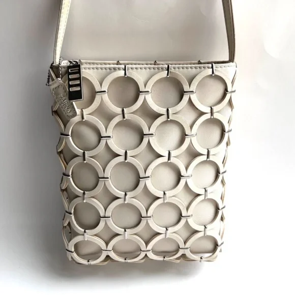 Sabina New York Leather Rings Shoulder Bag - Picture 2 of 13